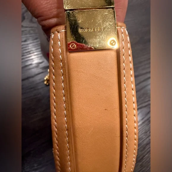 Burberry Mini Leather Zip Olympia Bag - Picture 13 of 13